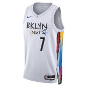 Баскетбольная Джерси Nike Brooklyn Nets 23 №7 Kevin Durant "White"