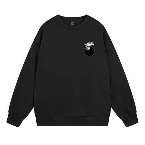 Свитшот Stussy Circle With A Number 8 "Black, Black"