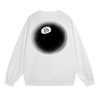 Свитшот Stussy Eighth Billiard Ball "White" фото № 2