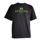 Футболка Balenciaga Short Sleeve With Brand Logo "Black"