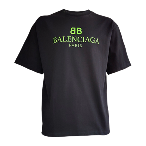 Футболка Balenciaga Short Sleeve With Brand Logo "Black"