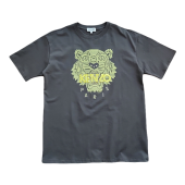 Футболка Kenzo Logo On The Tiger "Gray"