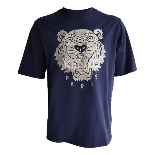 Футболка Kenzo Large Print "Blue"