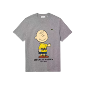 Футболка Lacoste Print of Children and Animals "Gray"