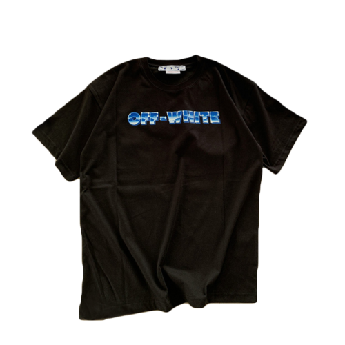 Футболка Off White Inscription "Black"