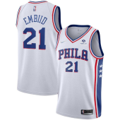 Баскетбольная Джерси Nike Philadelphia 76ers 21-22 №21 Joel Embiid "White"