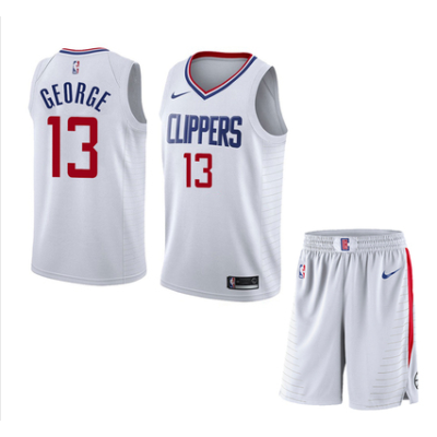 Баскетбольные Шорты Nike Los Angeles Clippers "White" фото № 2