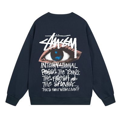 Свитшот Stussy Blue Eye And Text "Blue" фото № 2