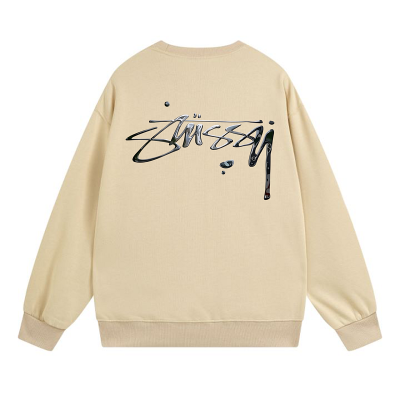 Свитшот Stussy Print Silver Brand Logo "Beige" фото № 2 Свитшот Stussy Print Silver Brand Logo "Beige" фото № 2