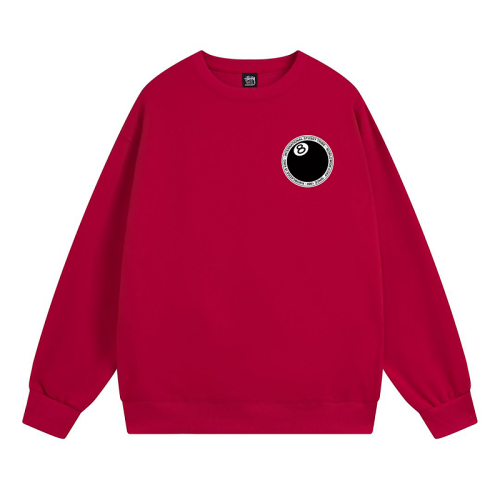 Свитшот Stussy The 8 Billiard Ball With Text Around "Red"