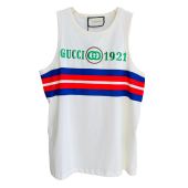 Майка Gucci with Stripes "White"