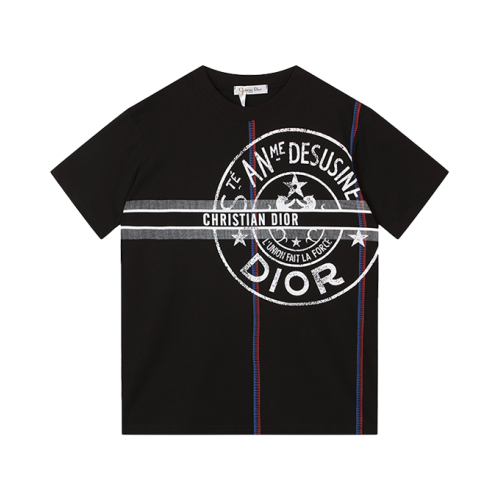 Футболка Dior Brand Stamp "Black"