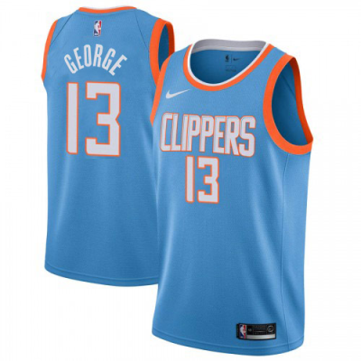 Баскетбольная Джерси Nike X NBA Los Angeles Clippers №13 Paul George "Blue" фото № 2