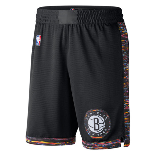 Баскетбольные Шорты NBA Brooklyn Nets "Black"