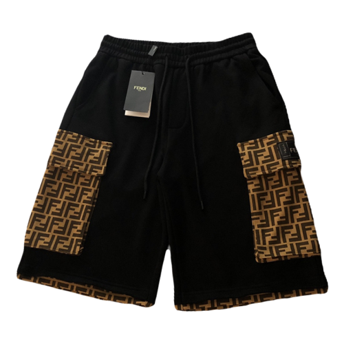Шорты Fendi Brand Pockets "Black"