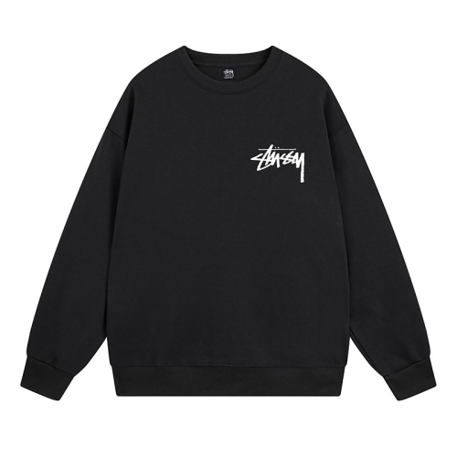 Свитшот Stussy Print Hippopotamus "Black"