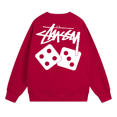 Свитшот Stussy Playing Dice Seven "Red" фото № 2