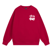 Свитшот Stussy Playing Dice Seven "Red"