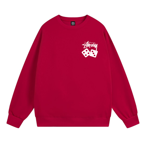 Свитшот Stussy Playing Dice Seven "Red"