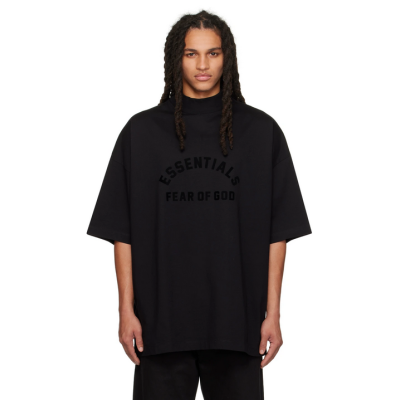 Футболка Fear of God Front Inscription Essentials "Black" фото № 4 Футболка Fear of God Front Inscription Essentials "Black" фото № 4