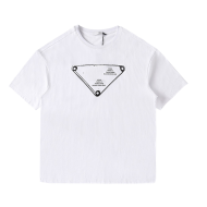 Футболка Prada Flower Print "White"