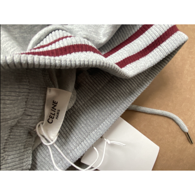 Худи Celine With Logo Letters Monochrome "Gray" фото № 5