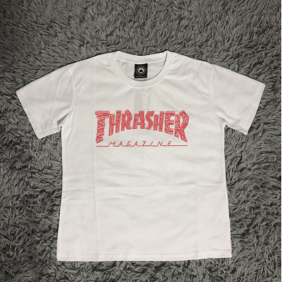 Футболка Thrasher Red Logo "White" фото № 7