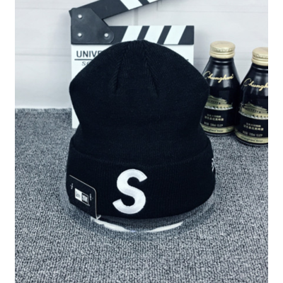 Зимняя шапка Supreme New Era S Logo "Black" фото № 2 Зимняя шапка Supreme New Era S Logo "Black" фото № 2