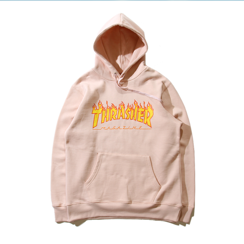 Худи Thrasher "";Pink/Burning-logo"";