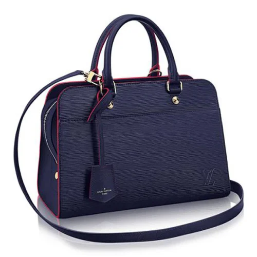 Сумка Louis Vuitton M51239 Vaneau MM Tote Bag Epi Leather "Navy Blue"