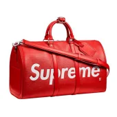 Сумка Louis Vuitton x Supreme Keepall Bandouliere 45 M53419 Epi Leather "Red"
