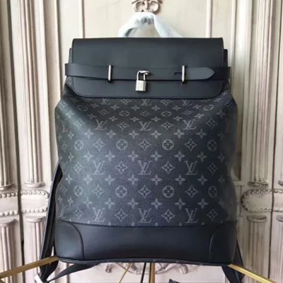 Рюкзак Louis Vuitton Steamer Backpack M44052 Monogram Eclipse Canvas "Black" фото № 2