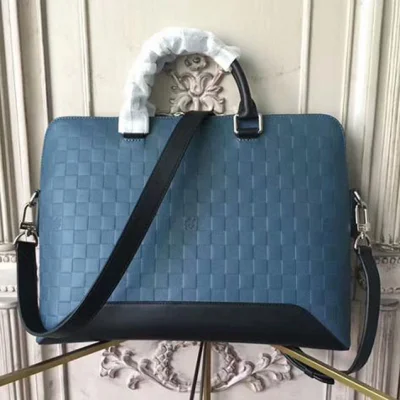 Портфель Louis Vuitton Avenue Soft Briefcase N41021 Damier Infini Leather "Turquoise" фото № 4