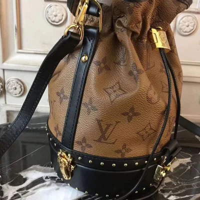 Сумка Louis Vuitton Petit Noe M43511 Monogram Canvas "Brown" фото № 5