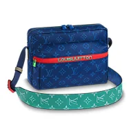 Сумка Louis Vuitton Monogram Canvas Messenger PM M43829 "Navy Blue"
