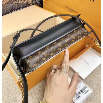 Сумка Louis Vuitton Monogram Canvas Trunk Clutch M43596 "Brown" фото № 7