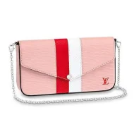 Клатч Louis Vuitton Pochette Felicie Chain Pouch M62982 Epi leather 2018 "Pink"