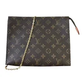 Косметичка Louis Vuitton Monogram Canvas Toiletry Chain Pouch 26 M47562 "Brown"
