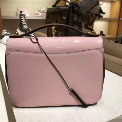 Сумка Louis Vuitton M51952 Cherrywood BB Monogram Vernis Rose Ballerine "Pink" фото № 4