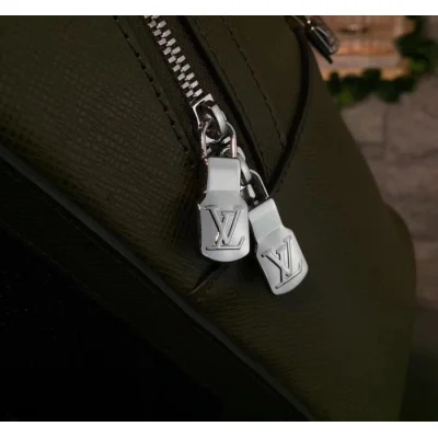 Рюкзак Louis Vuitton Anton Backpack M34407 Steppe Taiga Leather "Green" фото № 7