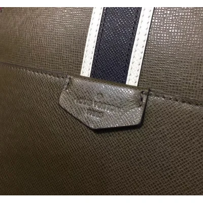 Рюкзак Louis Vuitton Anton Backpack M34407 Steppe Taiga Leather "Green" фото № 6