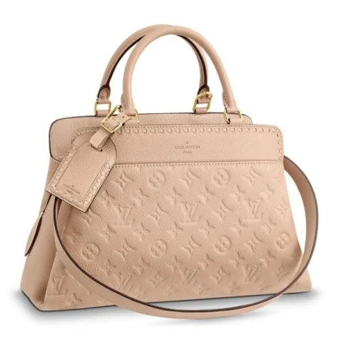 Сумка Louis Vuitton M44246 Vosges MM Monogram Empreinte Leather Papyrus "Beige"