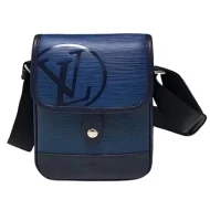 Сумка Louis Vuitton Men's Messenger Bag in Epi Leather M53497 Blue Azur 2017 "Navy Blue"