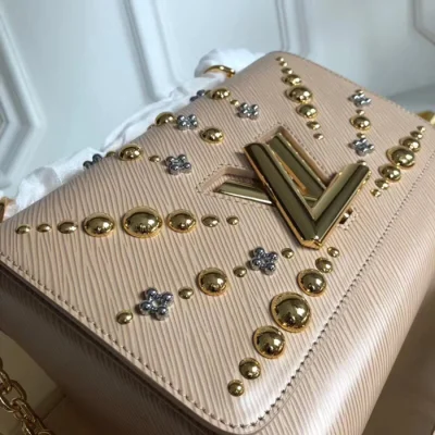 Сумка Louis Vuitton Twist MM M52730 Epi Leather Galet "Beige" фото № 5