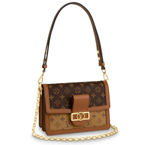 Сумка Louis Vuitton Dauphine MM M44391 Monogram Canvas "Brown"