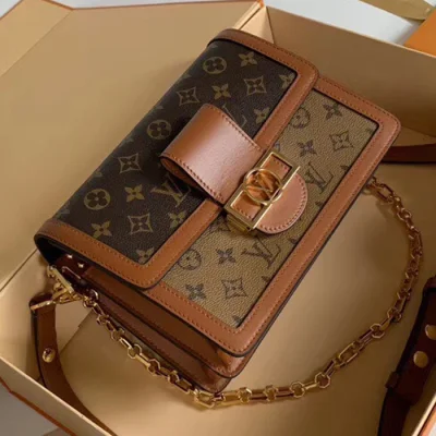 Сумка Louis Vuitton Dauphine MM M44391 Monogram Canvas "Brown" фото № 2