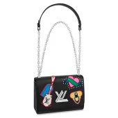 Сумка Louis Vuitton Twist MM M52699 Epi Leather "Black"