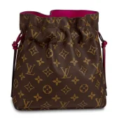 Сумка Louis Vuitton Noe Pouch M43445 Monogram Canvas "Brown"