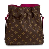 Сумка Louis Vuitton Noe Pouch M43445 Monogram Canvas "Brown"