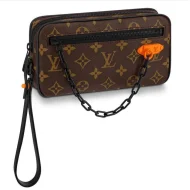 Сумка Louis Vuitton Pochette Volga M44458 Monogram Coated Canvas "Brown"